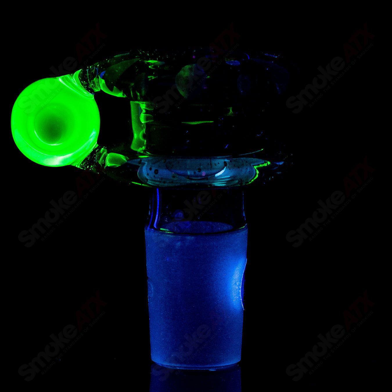 Mobius 65T V5 Hybrid Series Stereo Matrix glass waterpipe with intricate design and clear glass construction.