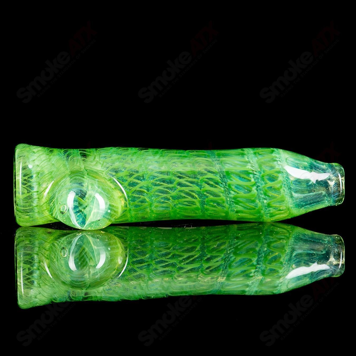 1 Coil Chillum by JMK Glass - Smoke ATX