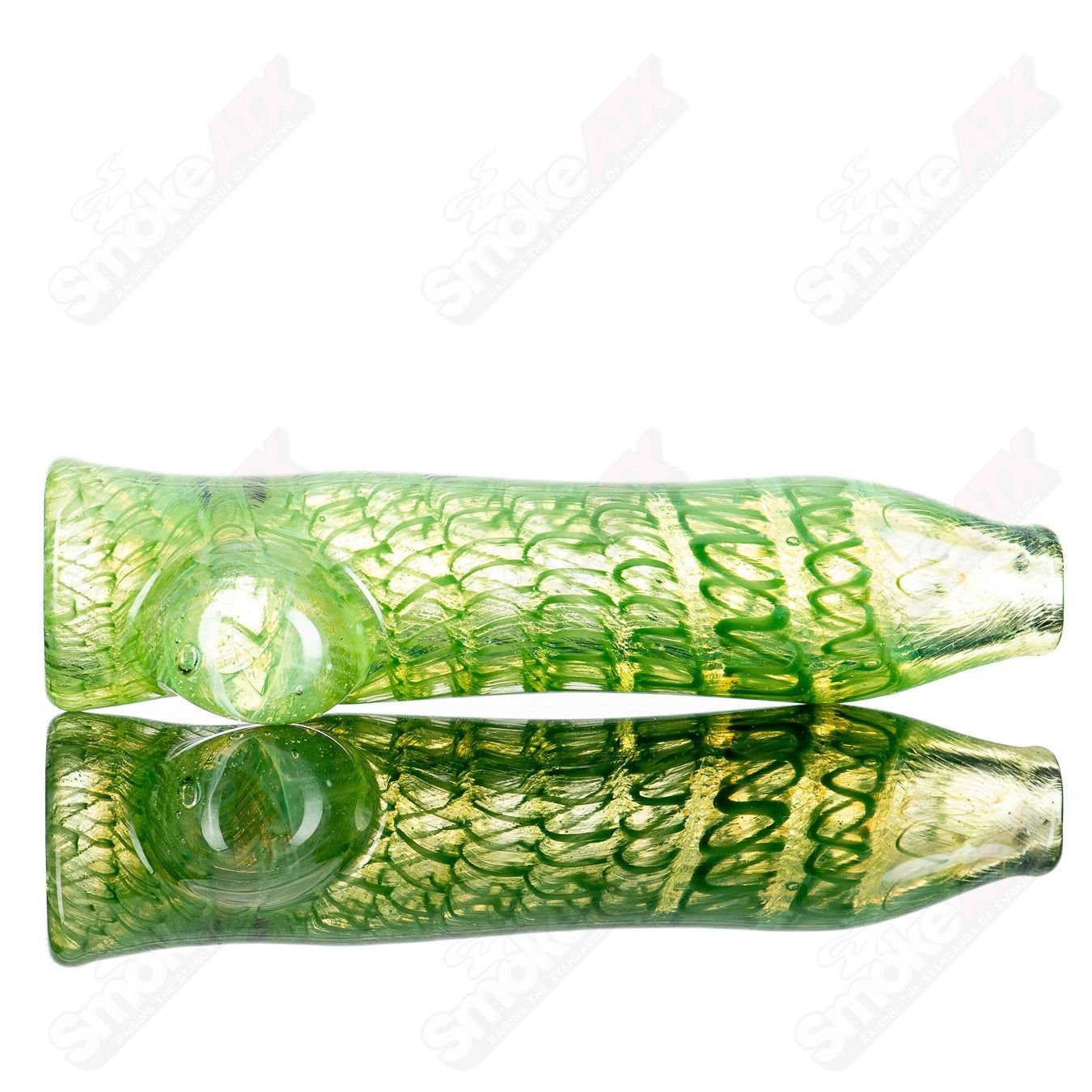 1 Coil Chillum by JMK Glass - Smoke ATX