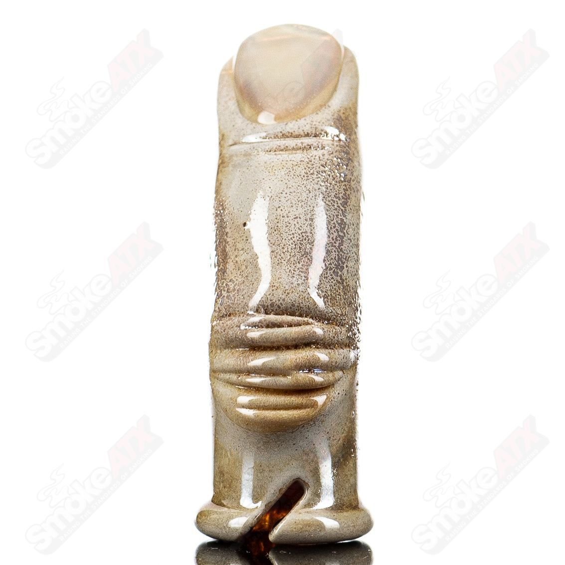 1 Finger Pivot Top Grime Glass - Smoke ATX
