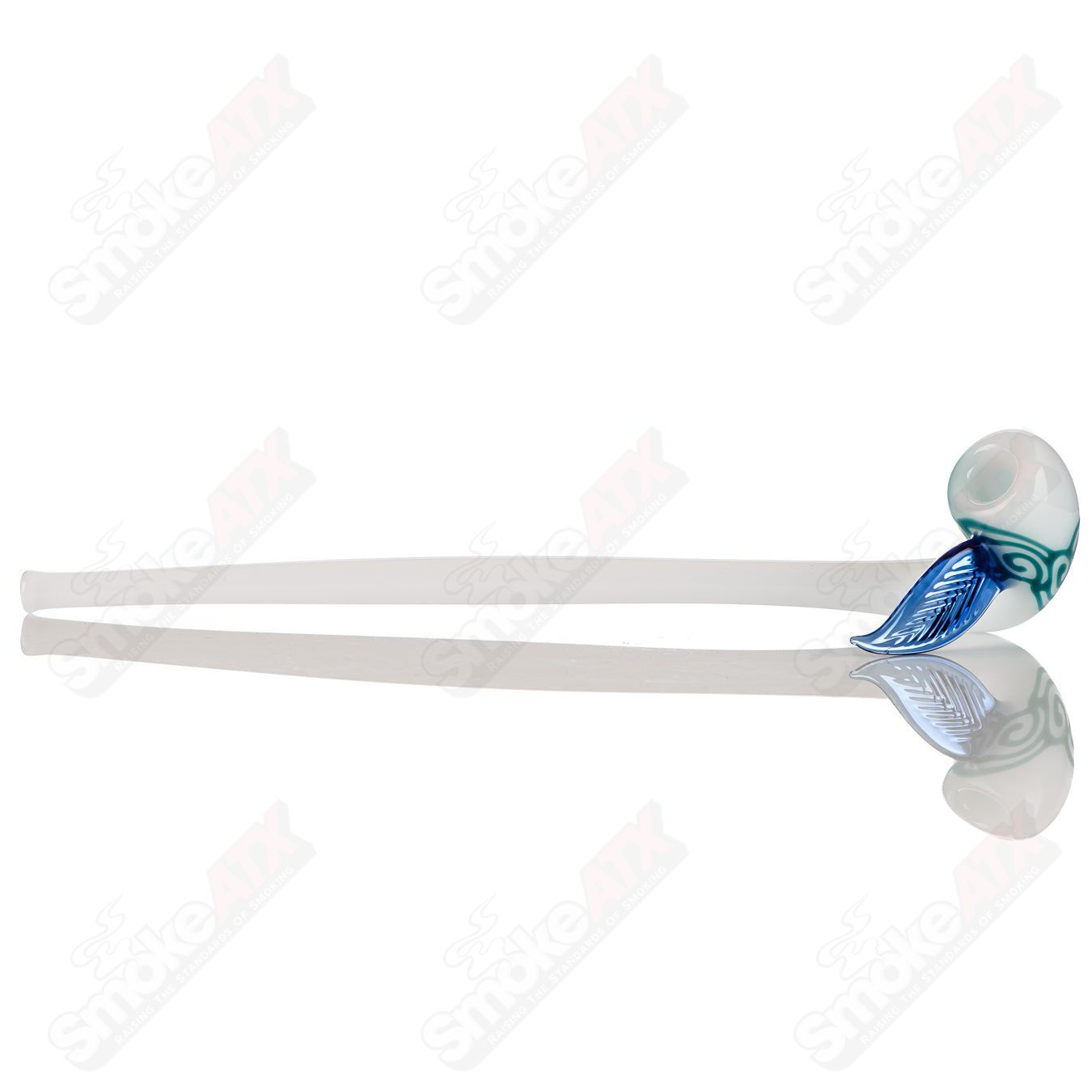 Full Gandalf dry pipe by Logan Ryan Glass, featuring detailed glass craftsmanship and a classic Gandalf staff design.