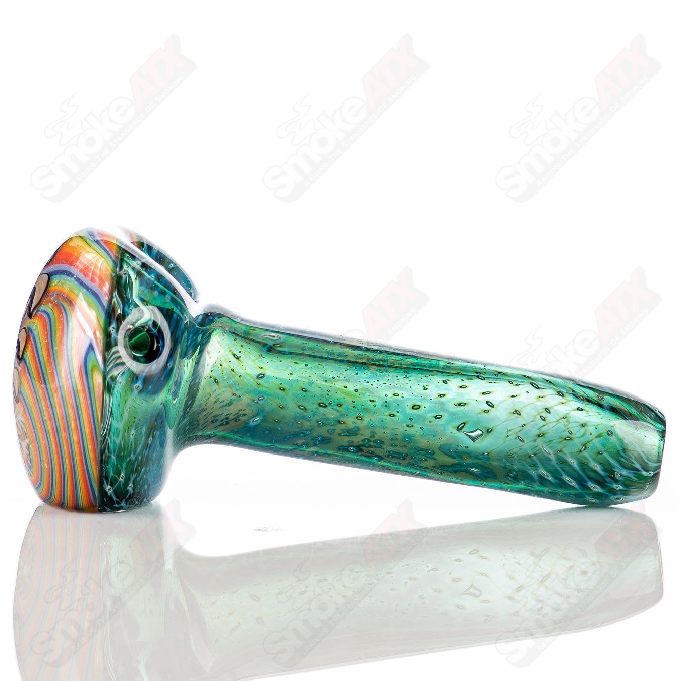 1 Mushroom Wig Wag Discflip Spoon Chillery Bogart - Smoke ATX