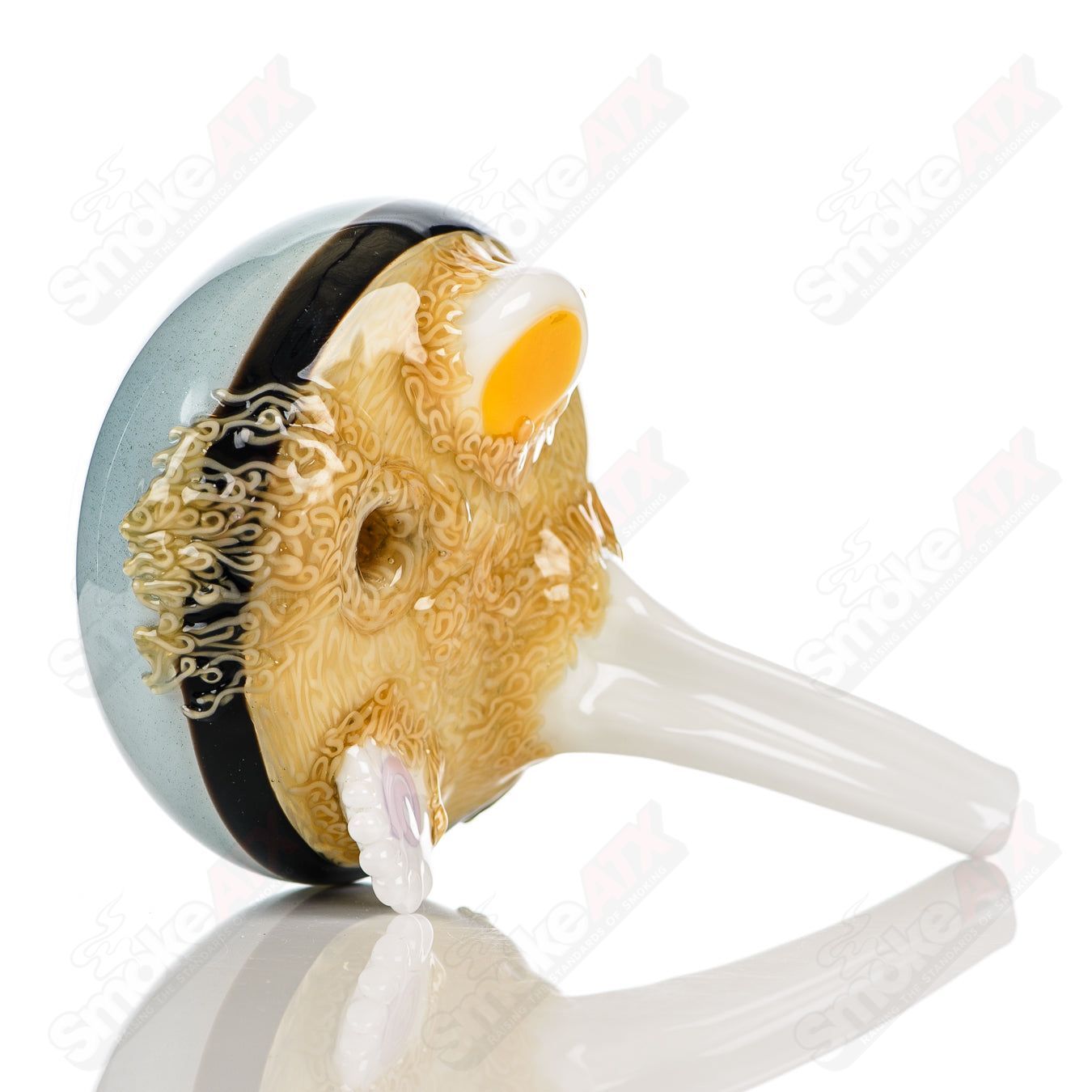 Dojo Glass Ramen Rig, a colorful heady glass concentrate rig with intricate design and glasswork, ideal for dabbing and concentrates.