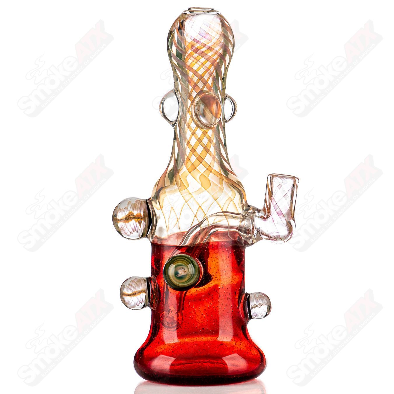 Pacer Glass Rig Pacer Glass concentrate rig with clear glass and intricate design for dabbing concentrates.
