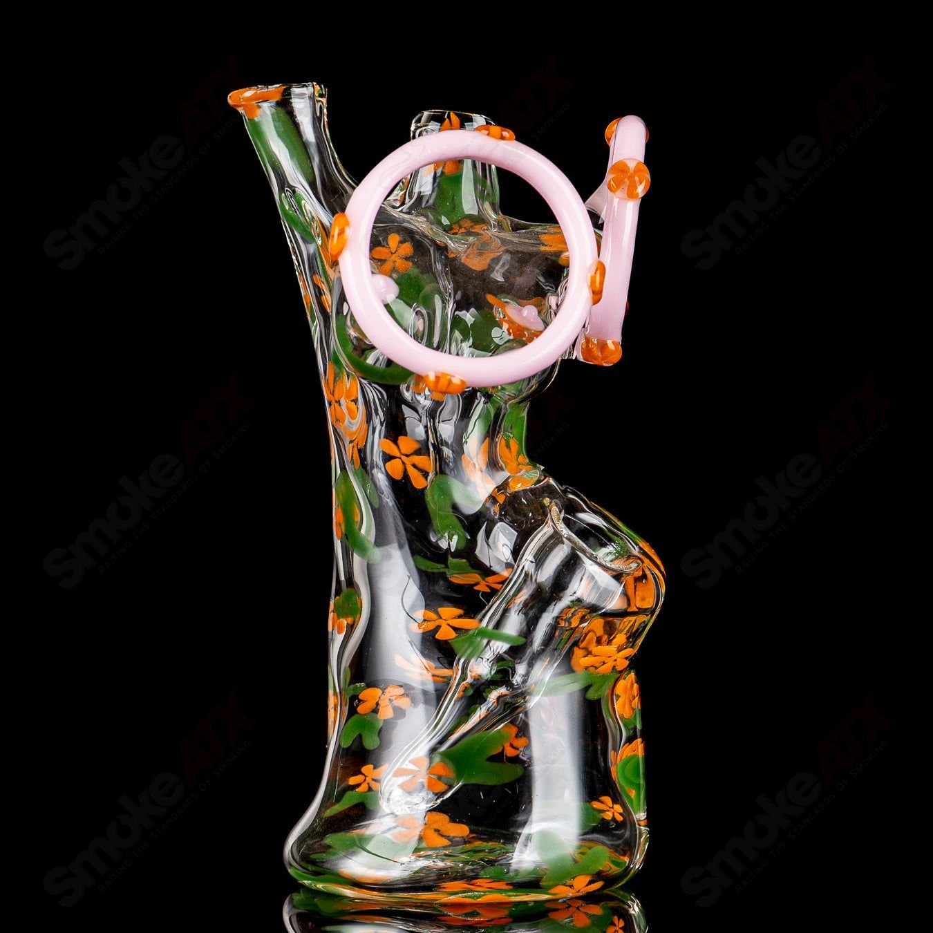ZAM Festival Goddess Heady Glass concentrate rig with colorful, artistic design for dabbing and concentrates.