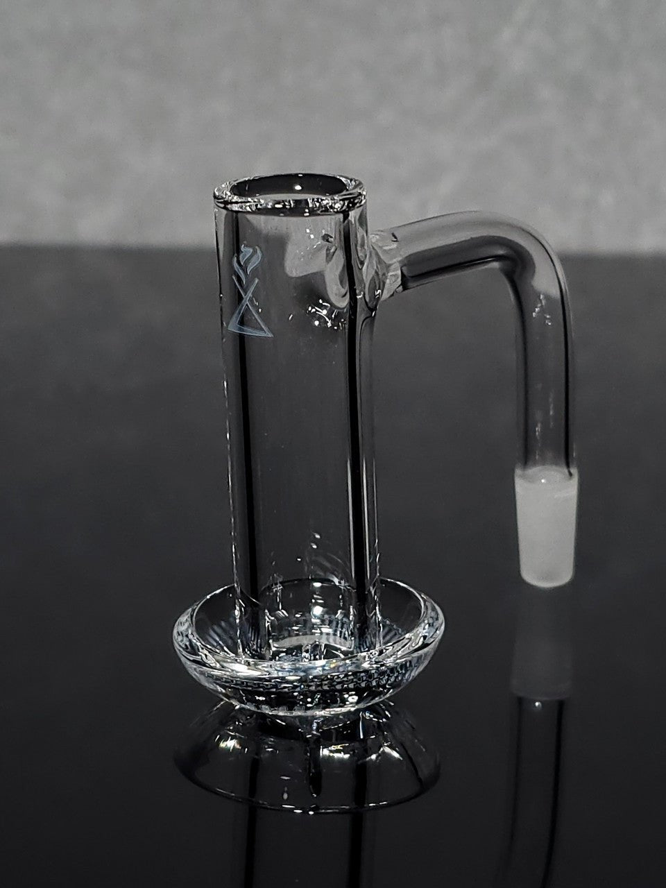 10/45 G5 20mm hybrid quartz glass piece by Victory Glassworks, clear and smooth with a polished finish.