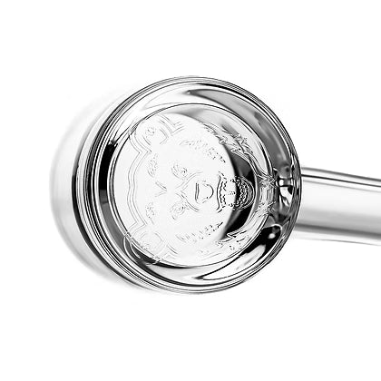 Flat bottom Bear Quartz banger glass accessory, 10/45m size, designed for dabbing and vaporizing concentrates.