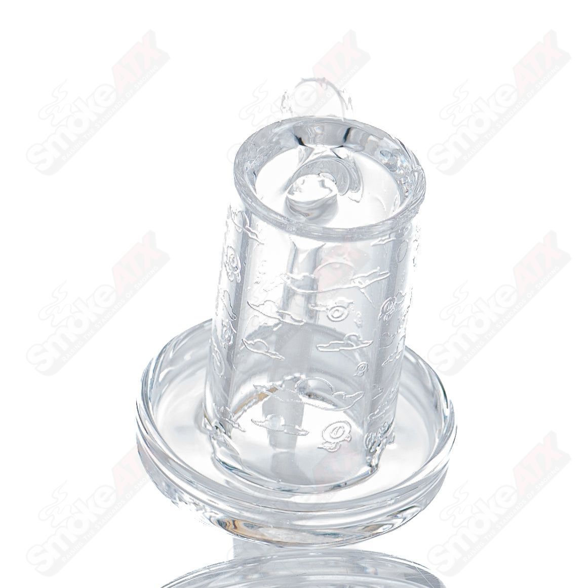 Heady Glass quartz banger from Quave Club Bangers featuring the 10/90 Quave Charmer & Calm Burd Collab.