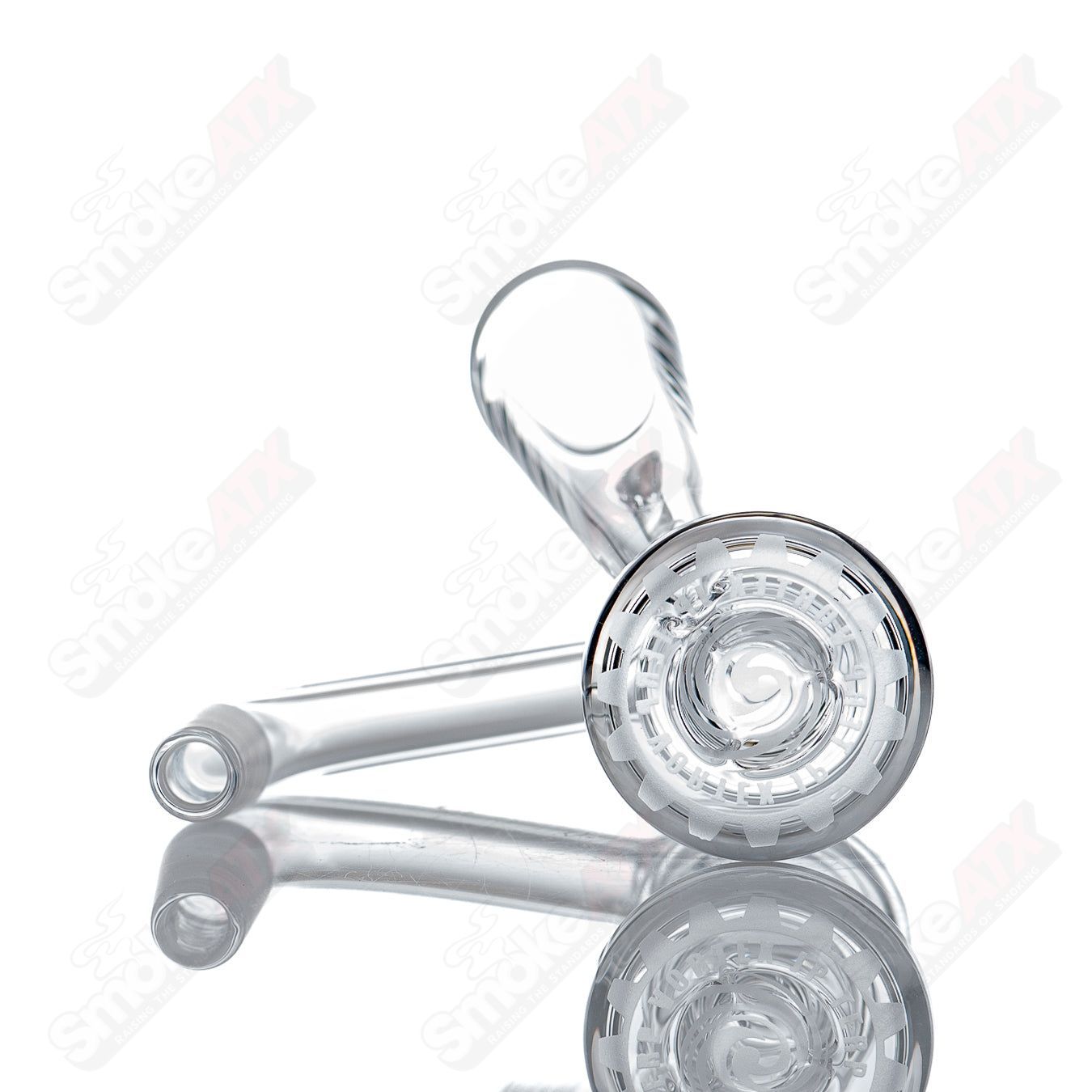 Toro Glass 10/90 Terp Slide banger for concentrates, featuring a clear glass design with a sturdy build and precise airflow.