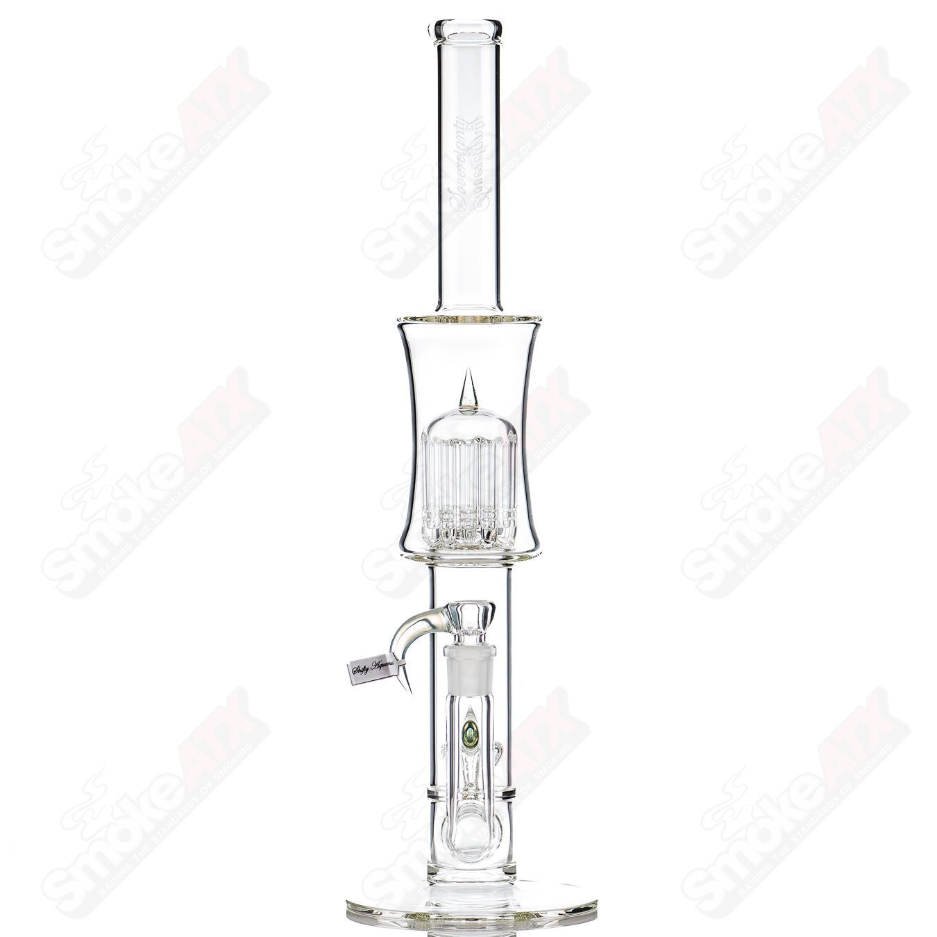 Heady Glass Sovereignty 12-Arm Imperial Minor Accent with intricate glass design and detailed craftsmanship.