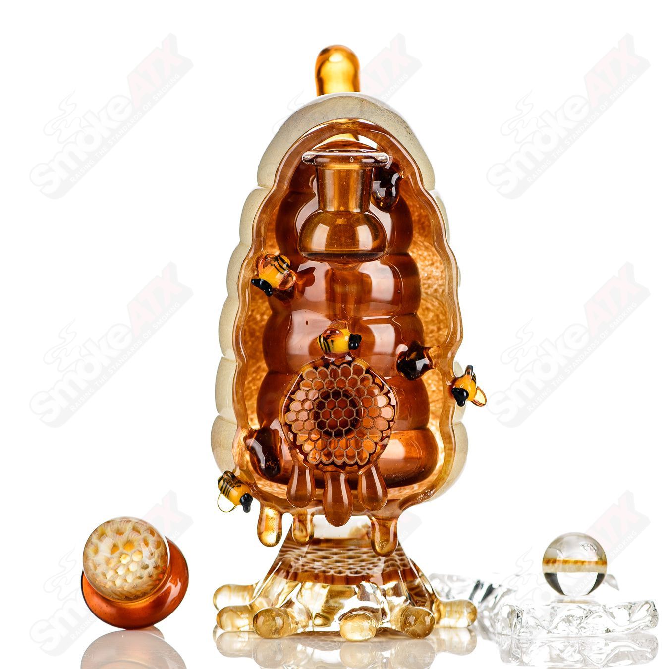 1/2 Hive Honeycomb Set Joe P Glass - Smoke ATX