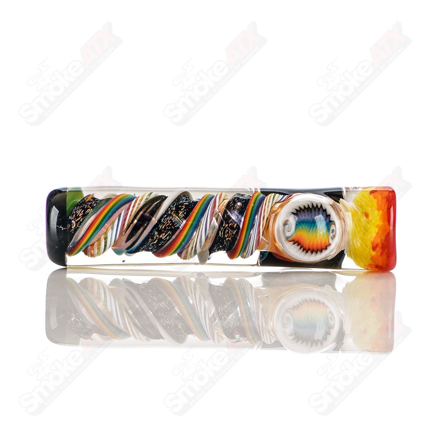 14 Color Worked IO Chillum Jeremy from Oregon - Smoke ATX