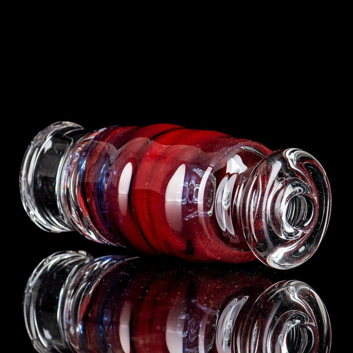 Puffco Wet Top glass accessory by Nobody Glass for Puffco vaporizers, featuring intricate glasswork and vibrant colors.