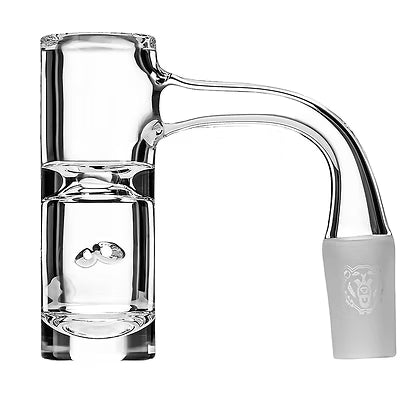 Bear Quartz 14/90 Auto Hybrid Bear Banger quartz glass dab nail for concentrates, featuring a durable banger design.