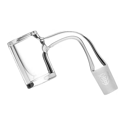 Bear Quartz 14/90m Flat Bottom Bear Quartz Pro glass banger for dabbing, featuring a flat bottom design and high-quality quartz construction.