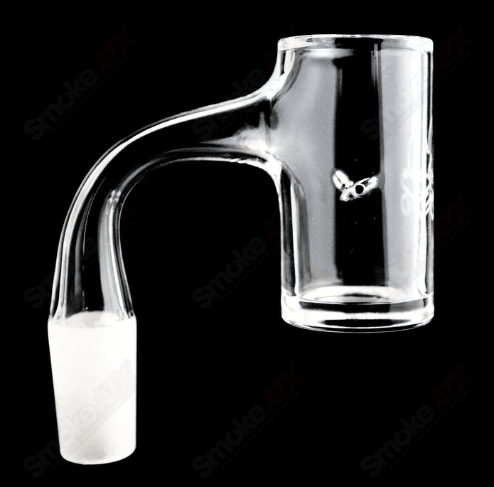 14mm male quartz auto spinner campfire piece by Ruby Pearl Company, featuring a sleek design with ruby and pearl accents.