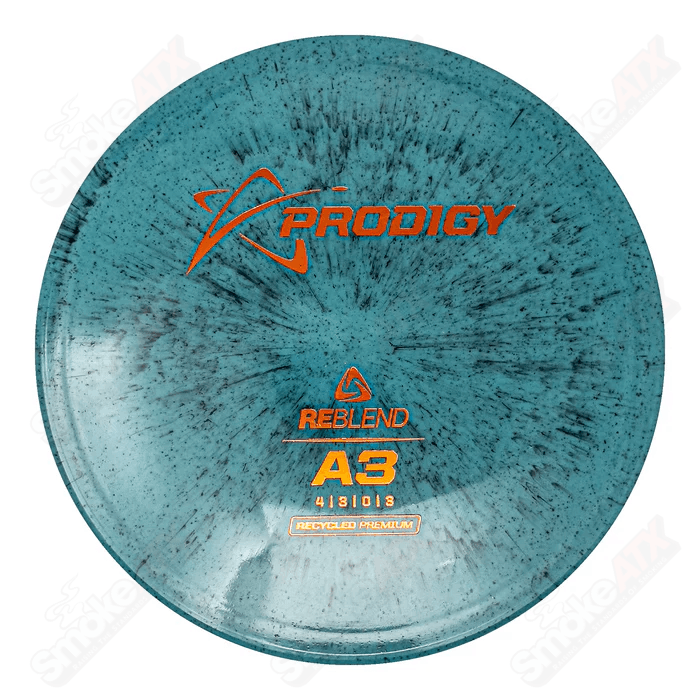 170 - 174g Blue A3 Approach Disc - Reblend Plastic Prodigy Disc - Smoke ATX