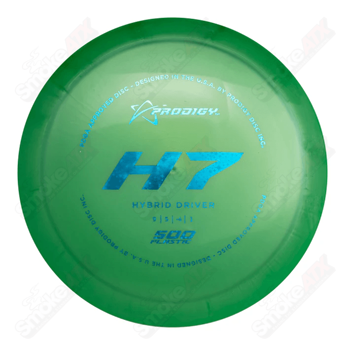 170 - 176g H7 Green Hybrid Driver Disc - 500 Plastic Prodigy Disc - Smoke ATX