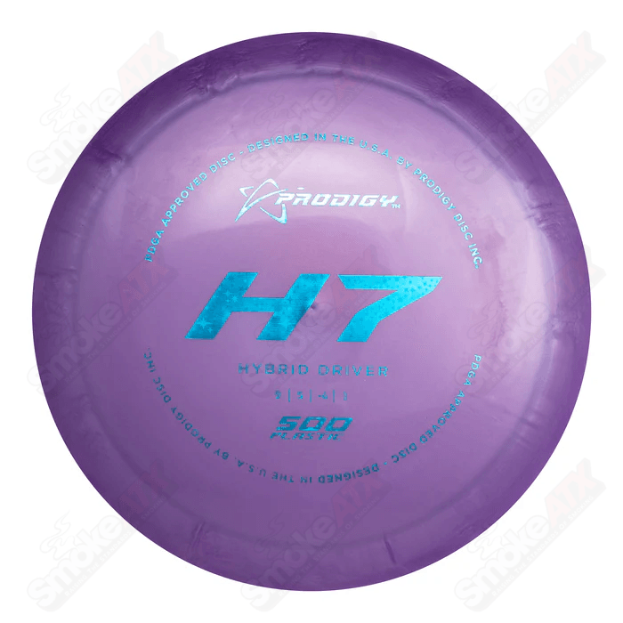 170 - 176g H7 Purple Hybrid Driver Disc - 500 Plastic Prodigy Disc - Smoke ATX
