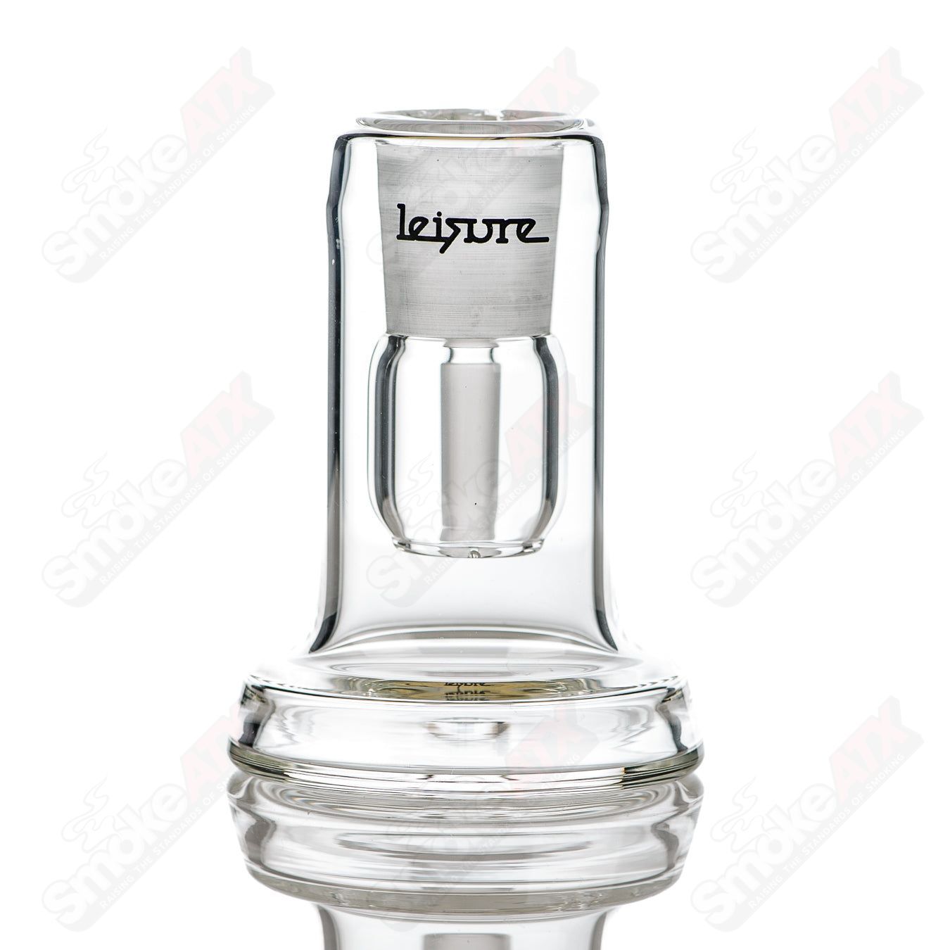 Leisure Glass 18/90 Dry Catcher glass featuring the classic logo, clear leisure drinkware with a sleek design.