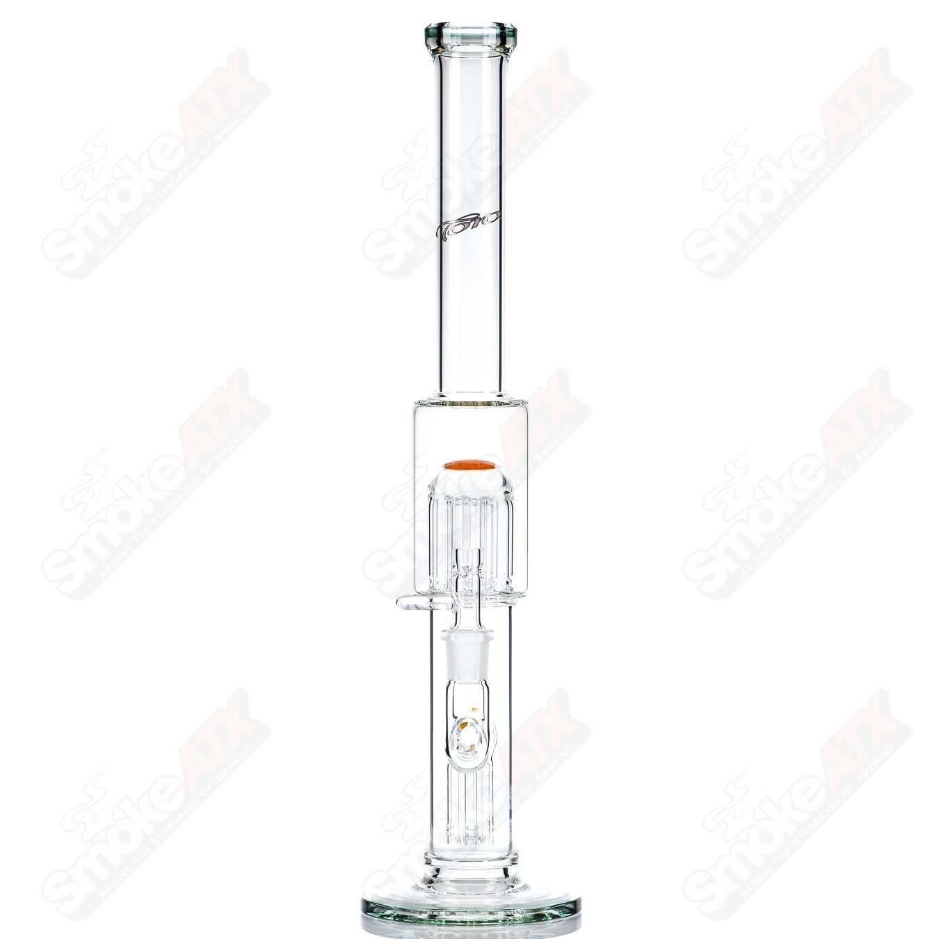 18mm 7/13 Arm Perc w Color Cap (CFL) Toro Glass - Smoke ATX