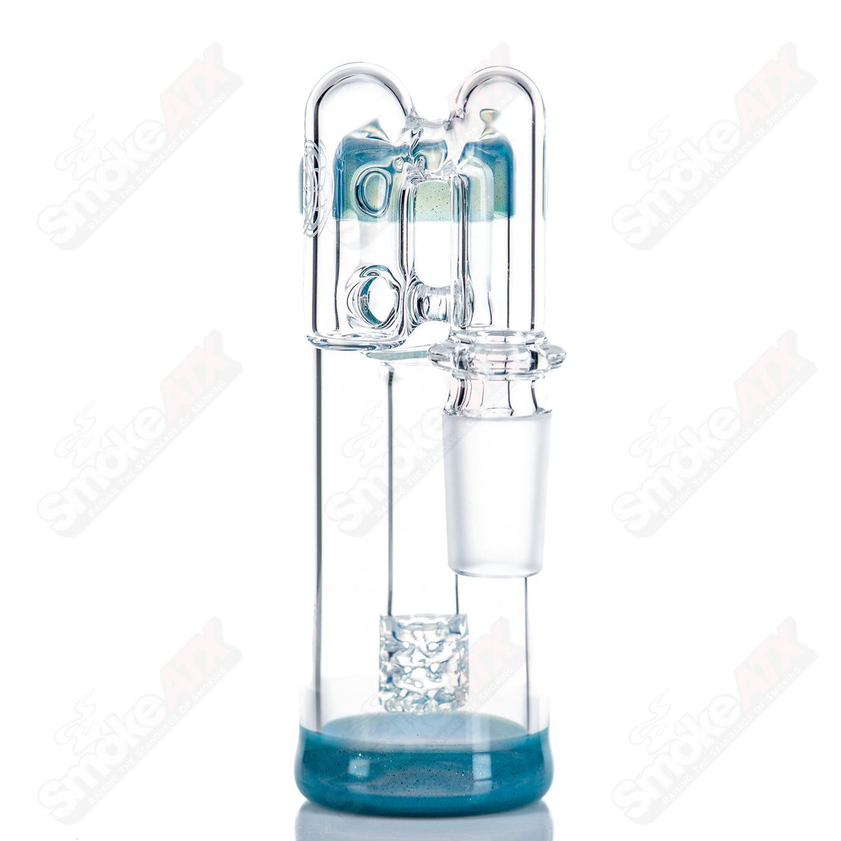 18mm BSG ash catcher by SoL Glassworks, heady glass piece designed for optimal filtration and enhanced smoking experience