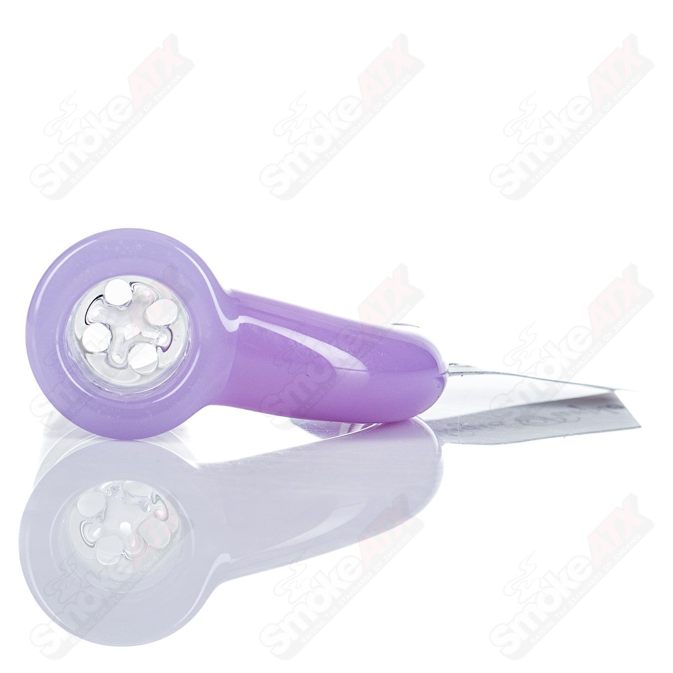 Sovereignty Glass 18mm Full Accent Slide "Baby Pack" in Magic Purple for heady glass bowls, featuring vibrant purple accents.