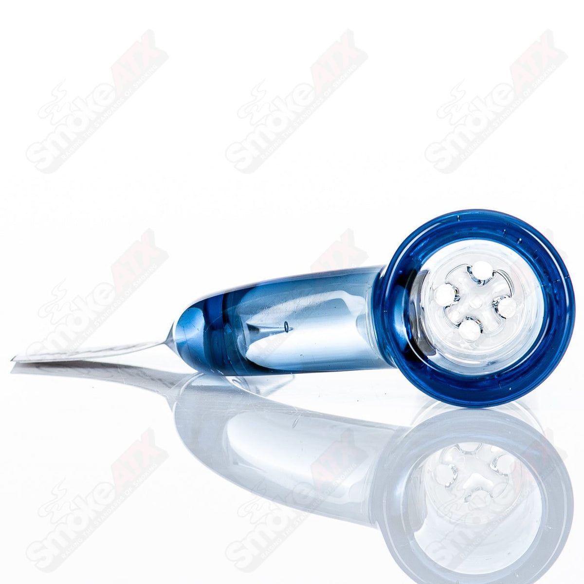 Sovereignty Glass 18mm Full Accent Slide in Day Glow color, designed for heady glass bowls, with vibrant accent details.