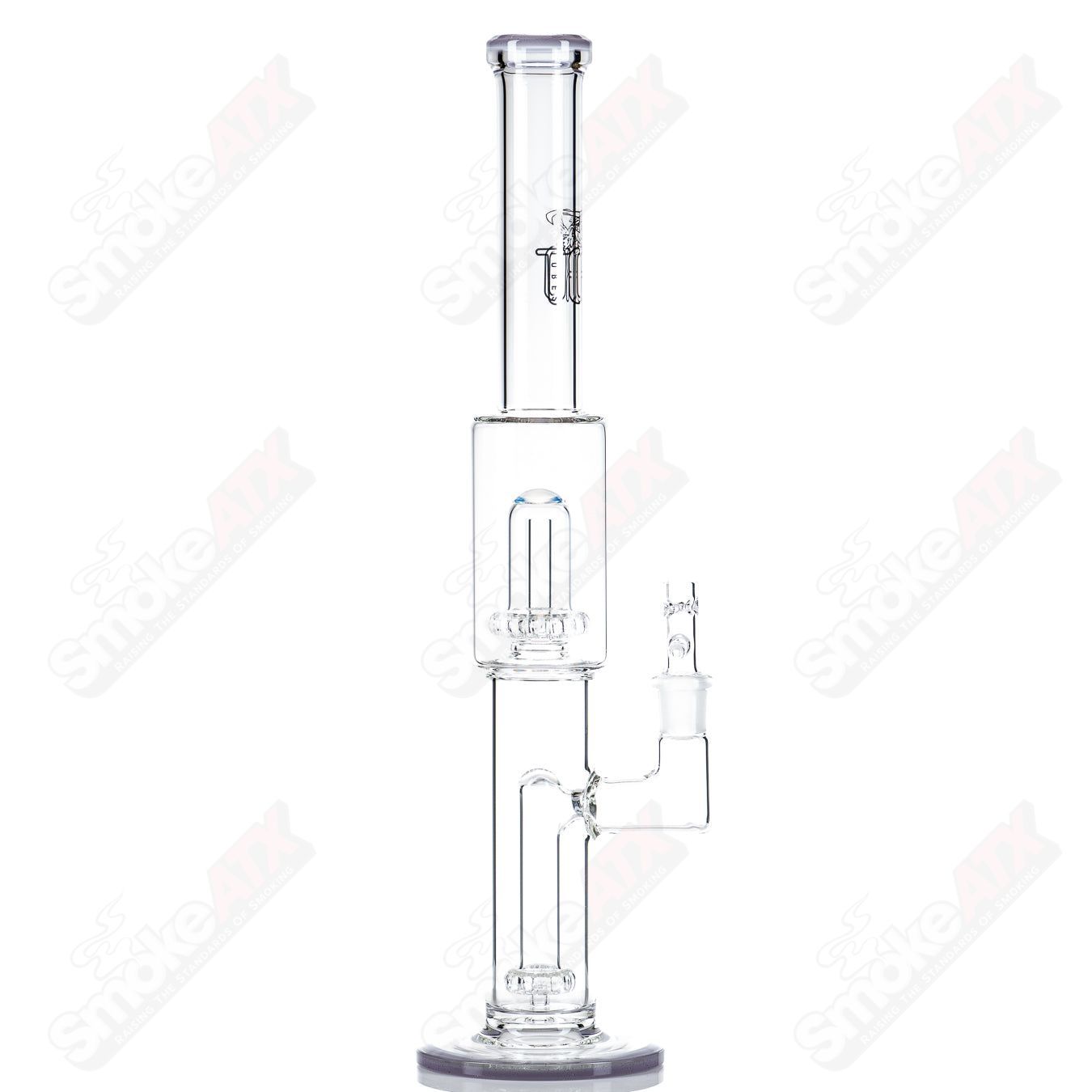 18mm Full Size Circ to Circ w/ Color Cap (CFL) by Toro Glass - Smoke ATX