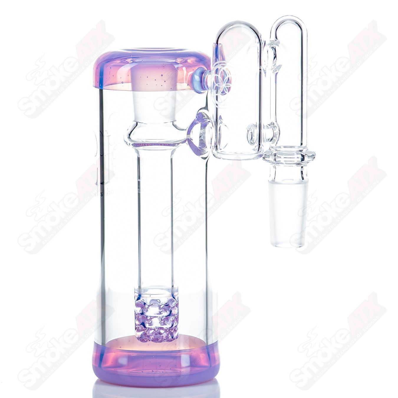 18mm (Neo - Opal) Ash Catcher by SOL Glassworks - Smoke ATX