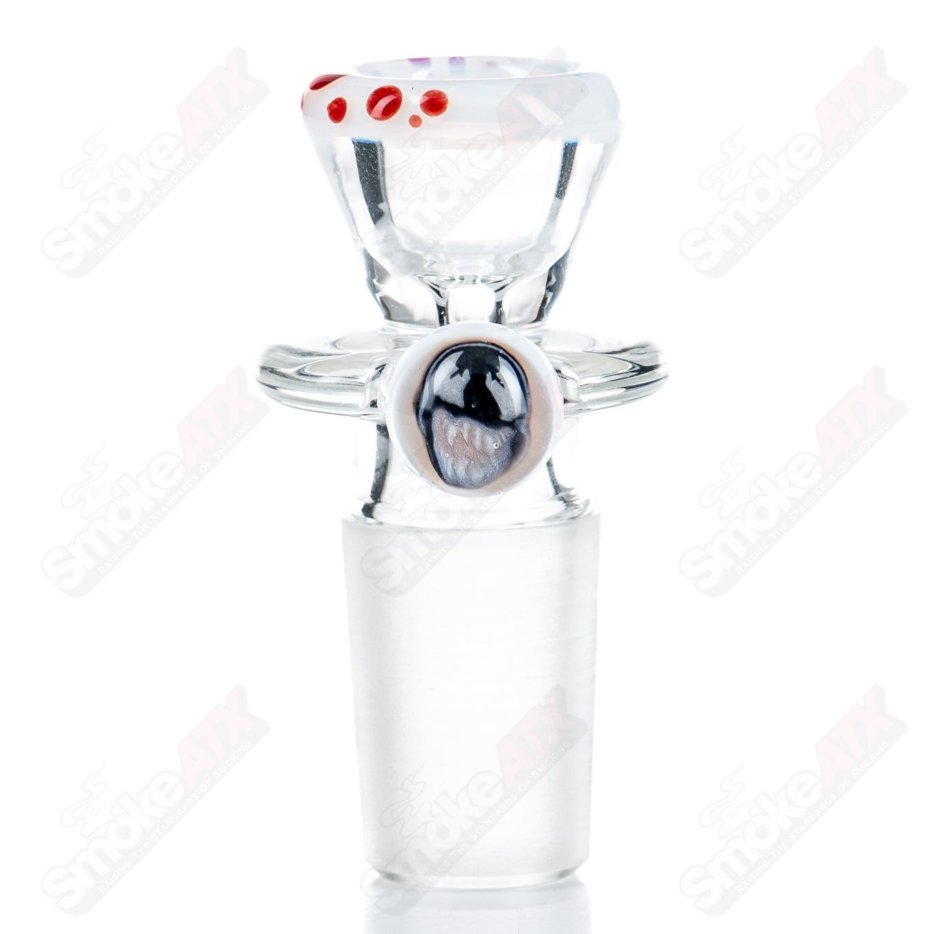 18mm Single Hole Slide w Millie (Venom) by Black Tuna - Smoke ATX