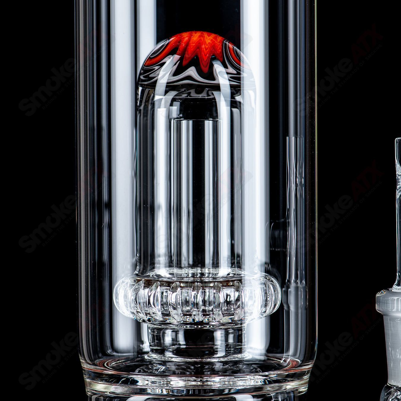 Toro Glass 18mm full-size cylindrical glass tube with reversible sections, designed for straight tube use.