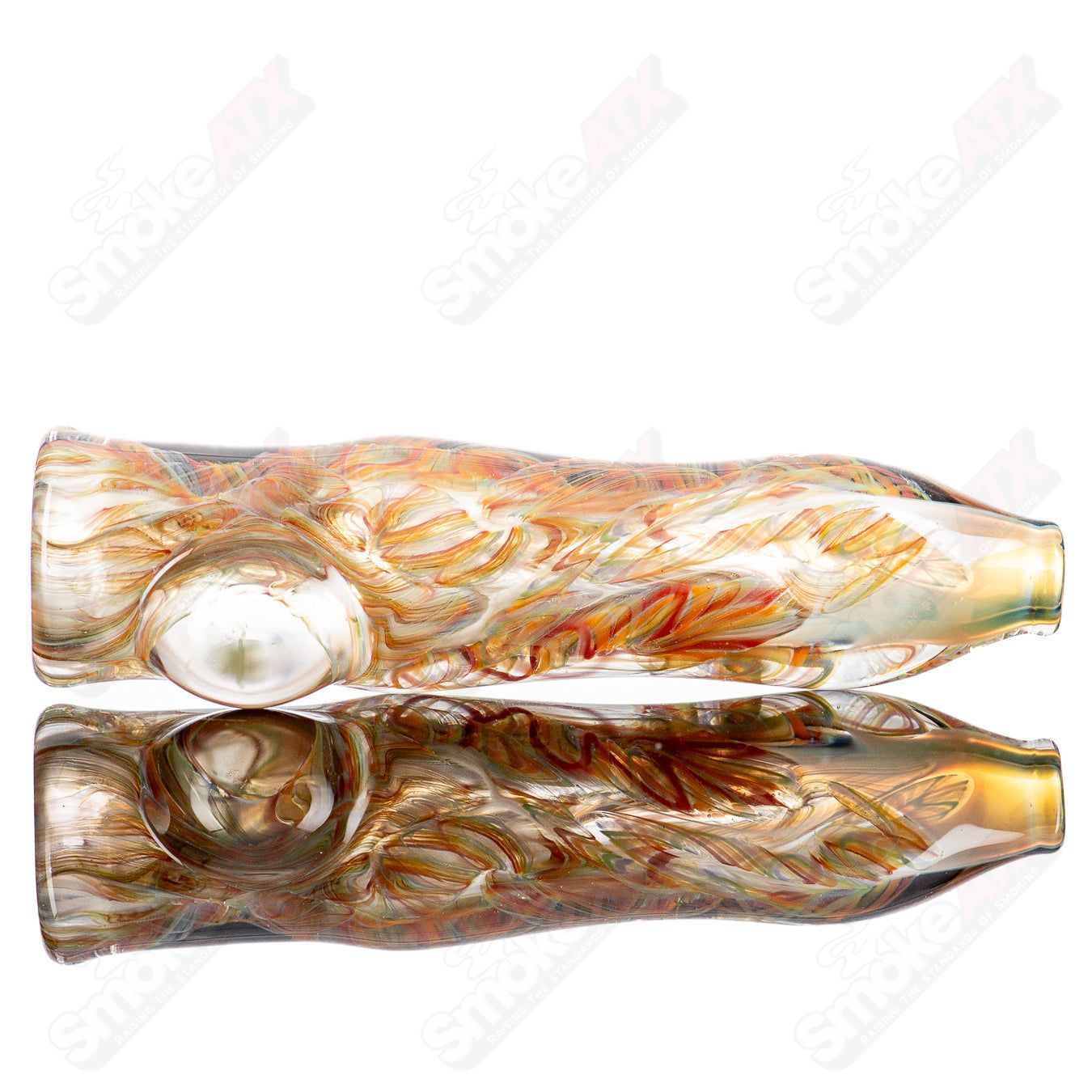2 Inside Out Chillum by JMK Glass - Smoke ATX