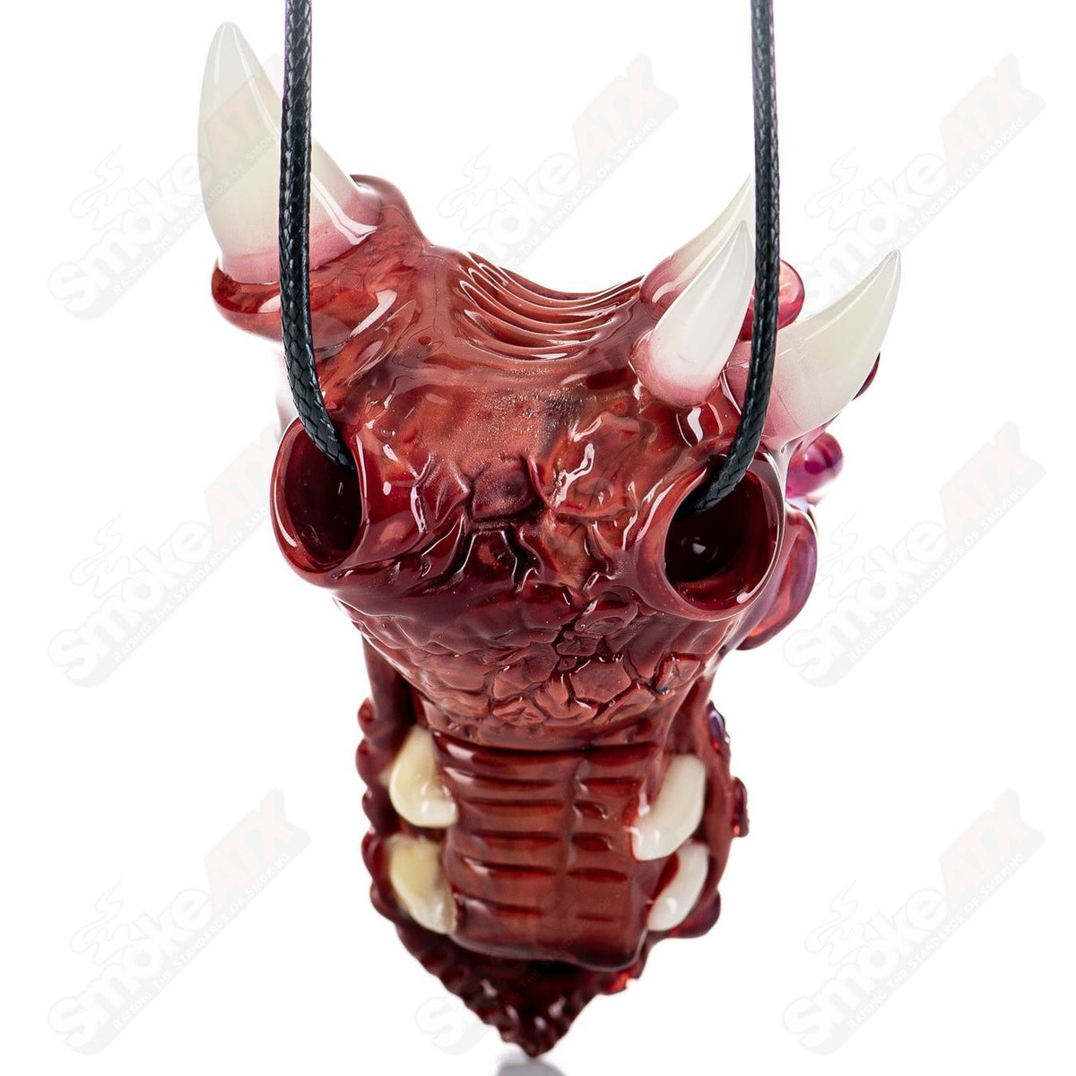 Colorful Tony Kazy x SALT heady glass pendant featuring intricate glass art, designed as a unique jewelry piece.