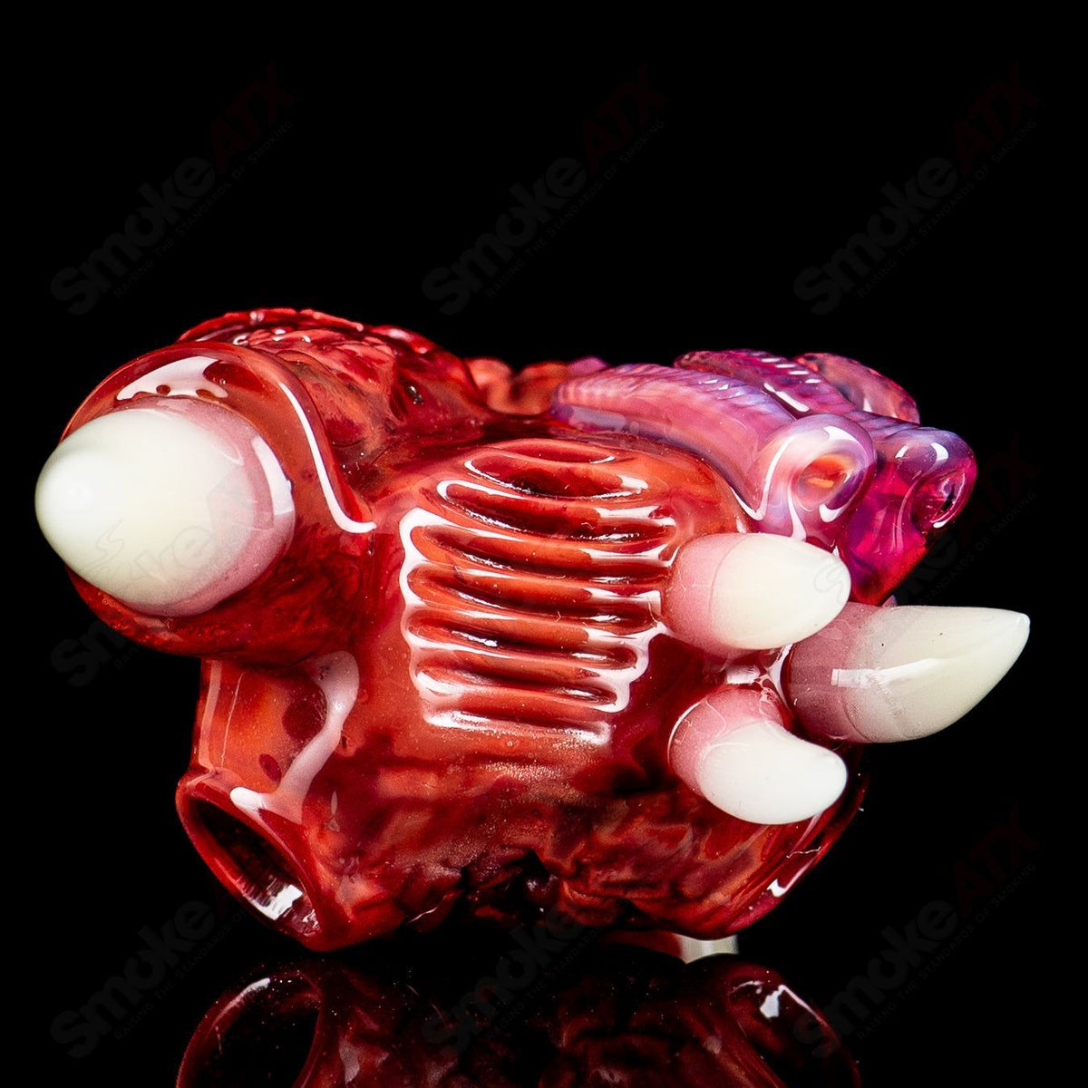 Colorful #2 Pendant by Tony Kazy x SALT, handcrafted heady glass jewelry piece with intricate design and vibrant glasswork.