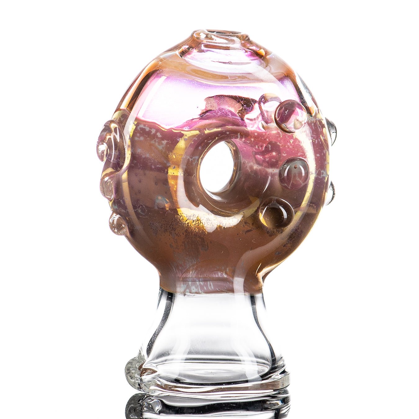 Puffco Dry Top by Nobody Glass, a clear glass accessory with detailed craftsmanship for Puffco vaporizer models.