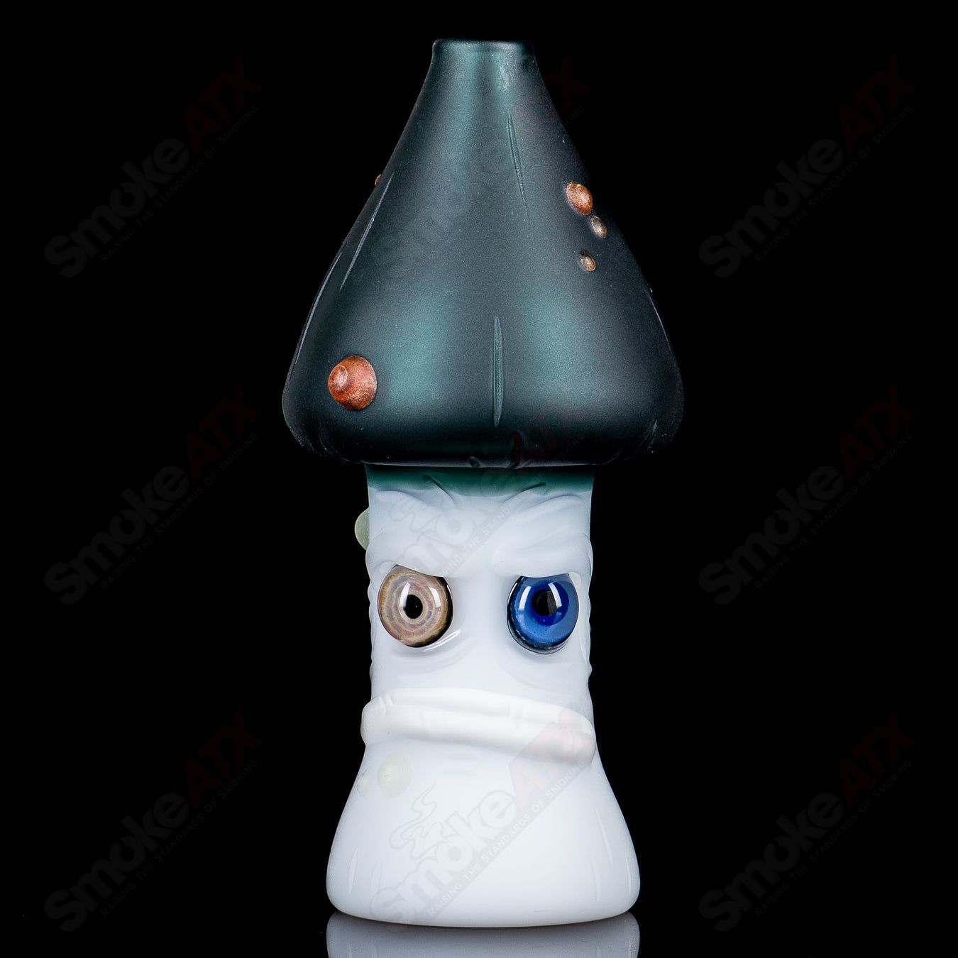 2 UV Grumpy Mushroom Rig by Space Glass - Smoke ATX