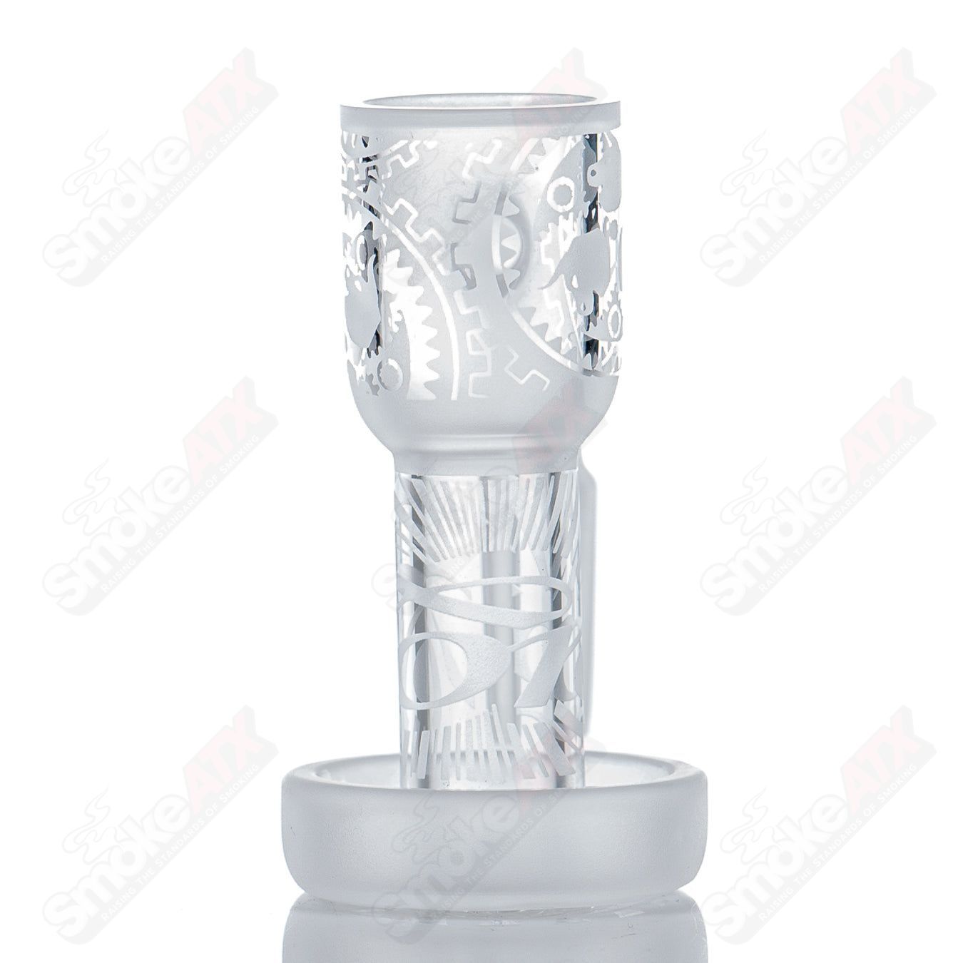 Toro Glass 20mm 10/90 Fully Blasted Terp Slurper XL, quartz glass dab tool with textured surface for better grip and terp collection.