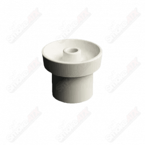20mm ceramic D-Nail attachment replacement head for Hive 710 Products, showing a sleek, durable ceramic design with metal connection.