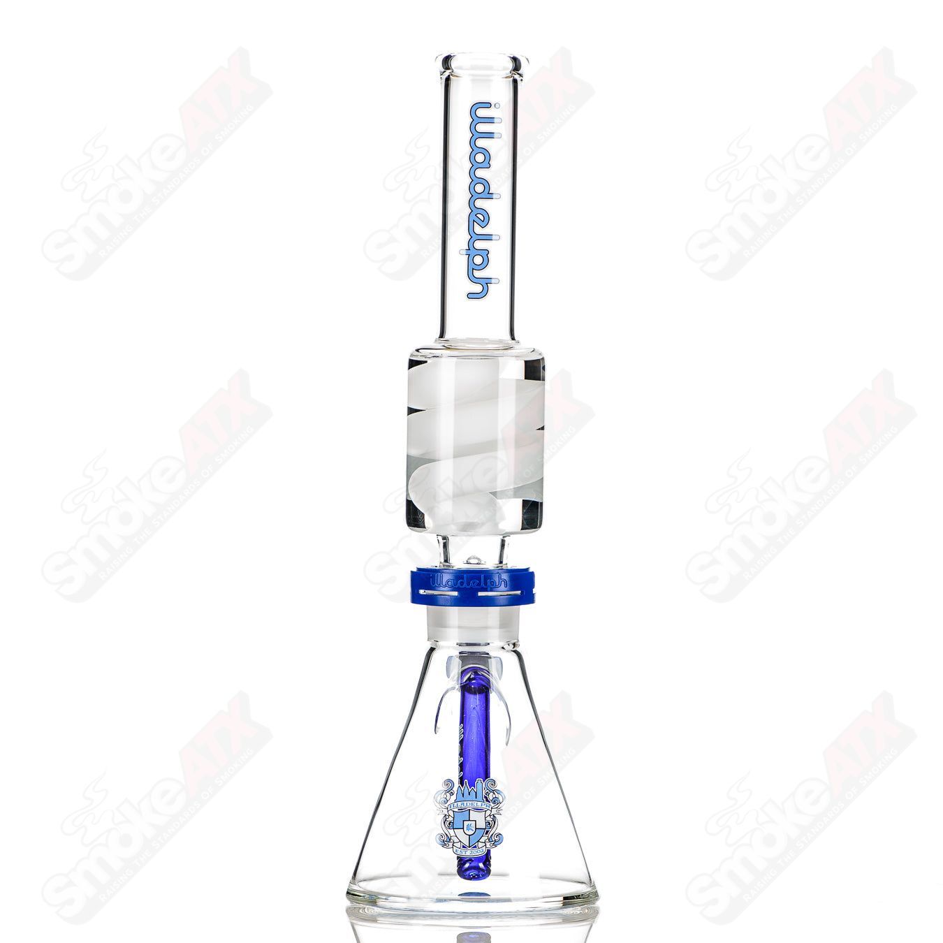 Medium (Blue) Detachable Coil Beaker Illadelph | Smoke ATX