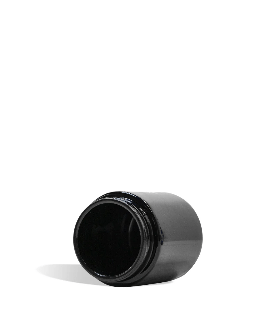 Elbo Glass 250g glass jar from 420 Products stash safe collection, with clear cylindrical design and secure lid.