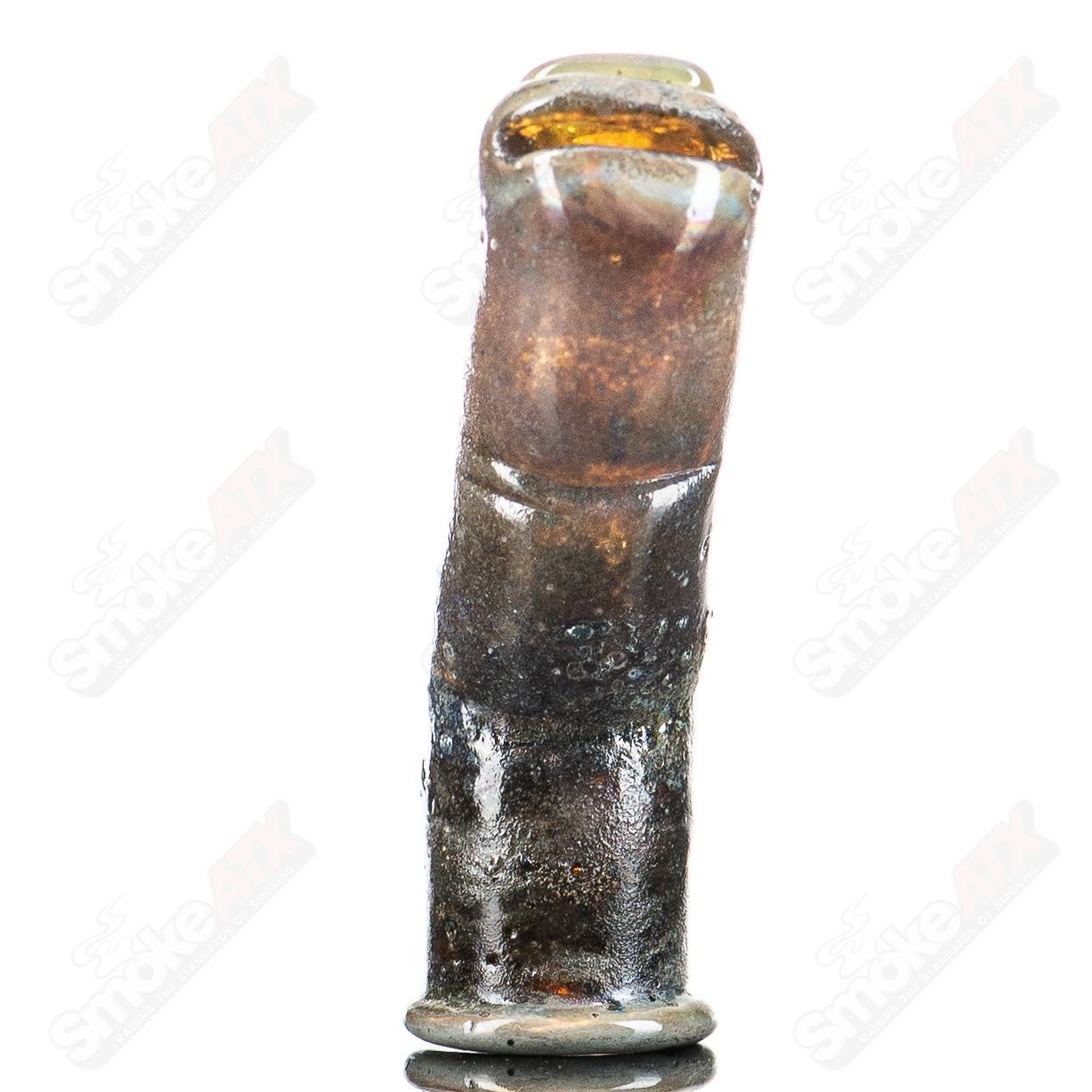 Grime Glass #3 Finger Pivot Top for Puffco, clear grime glass with three-finger pivot design for enhanced grip and style.