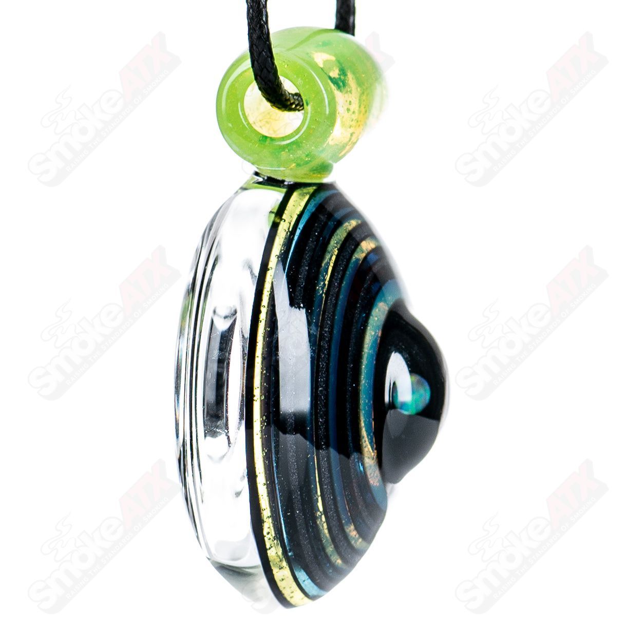 3 Opal Encalmo Pendant by Doug Zolbert Glass - Smoke ATX