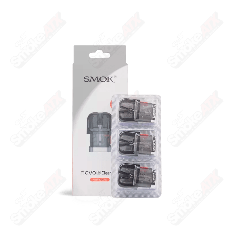 3 PCS Novo 2 Clear Pod Mesh 0.9ohm SMOK 3 PCS Novo 2 Clear Pod Mesh 0.9ohm SMOK