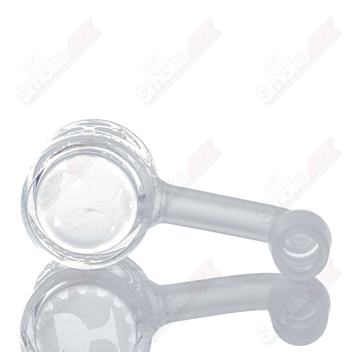 30mm Fully Blasted 14/90 Quartz Grail by Toro Glass - Smoke ATX