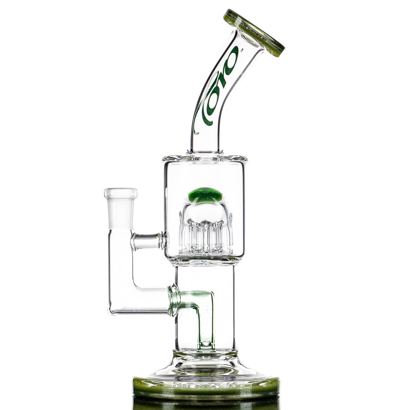 4 10mm Double Macro w/ Color Caps by Toro Glass - Smoke ATX