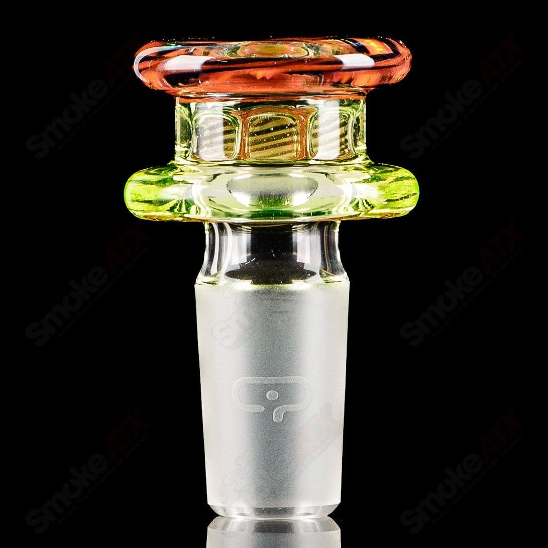 4 19mm UV Color Elements Multi Hole Bowl Mobius - Smoke ATX