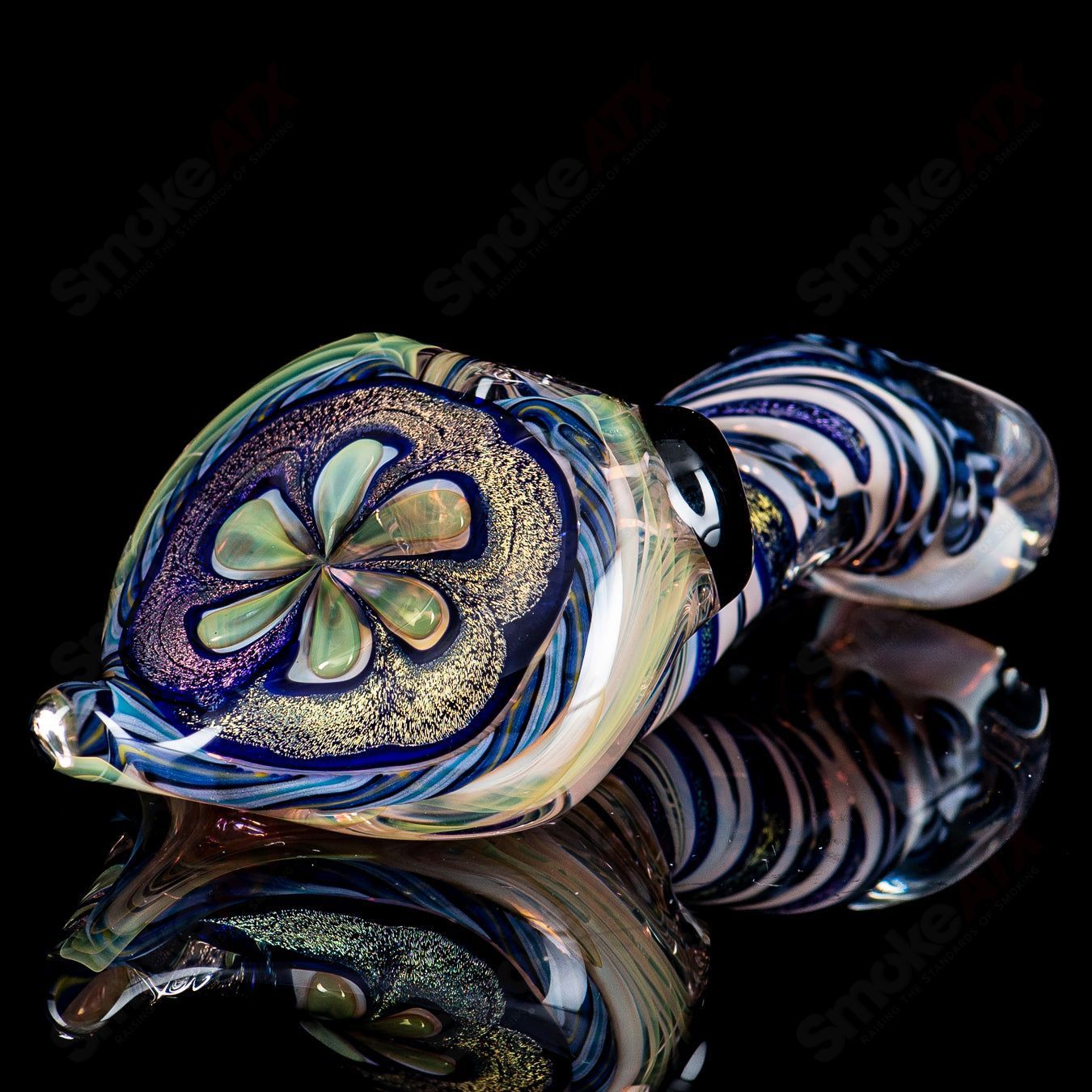 4 Dichro Flower Sherlock Talent Glass - Smoke ATX