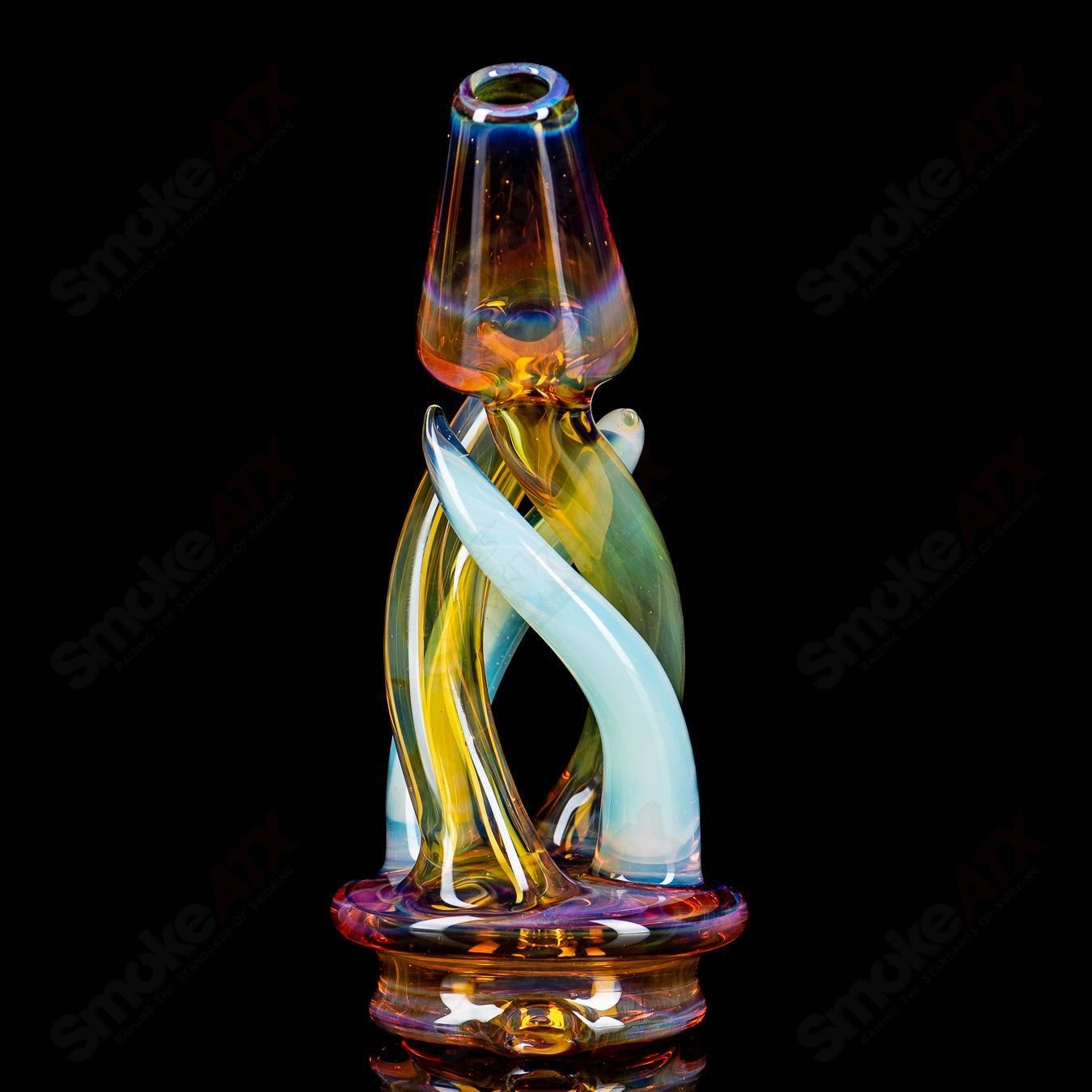 4 Twist Dry Top for Puffco Peak by SPG - Smoke ATX
