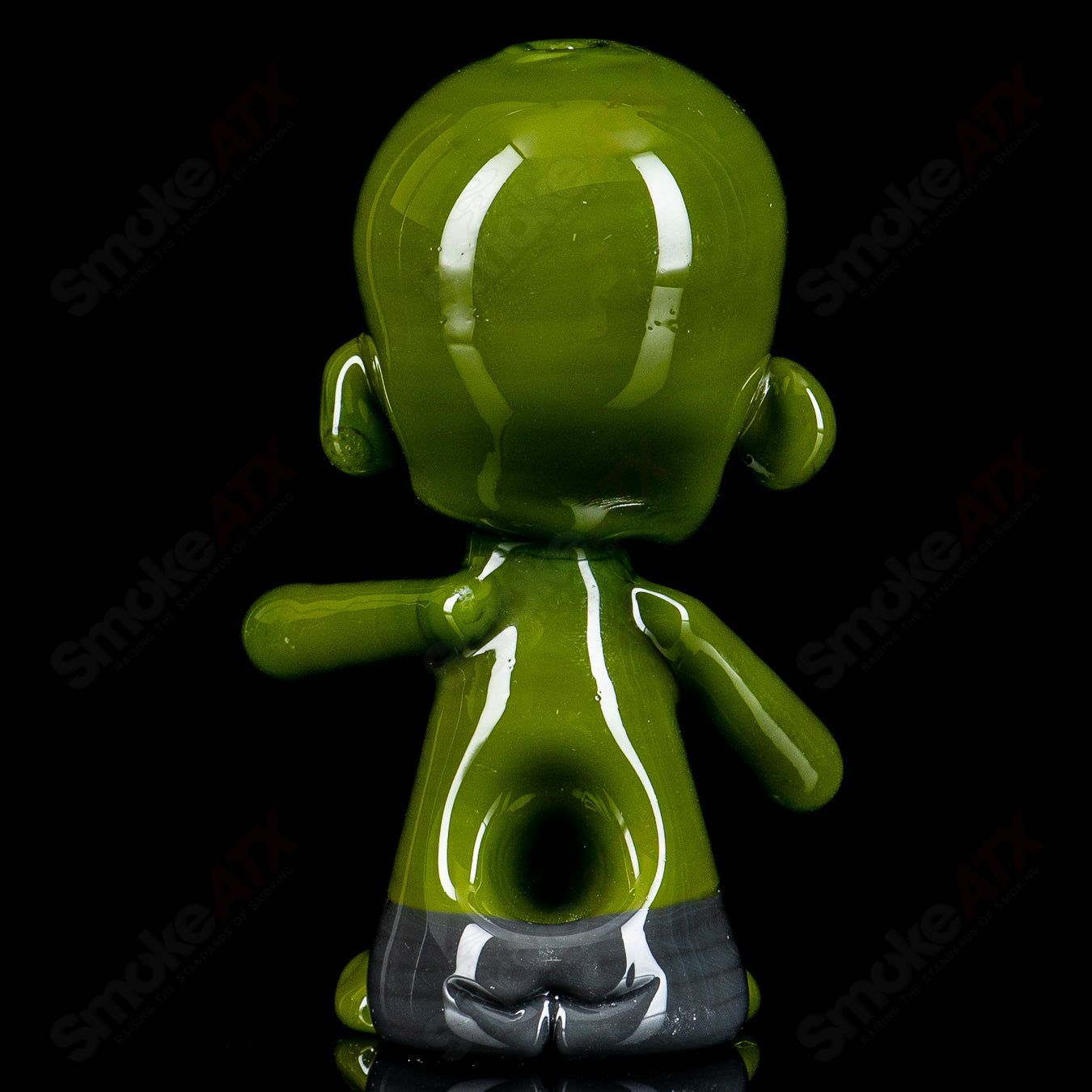 Ghost Heady Glass Zombie Hand Pipe featuring a detailed zombie hand design for smoking or display.
